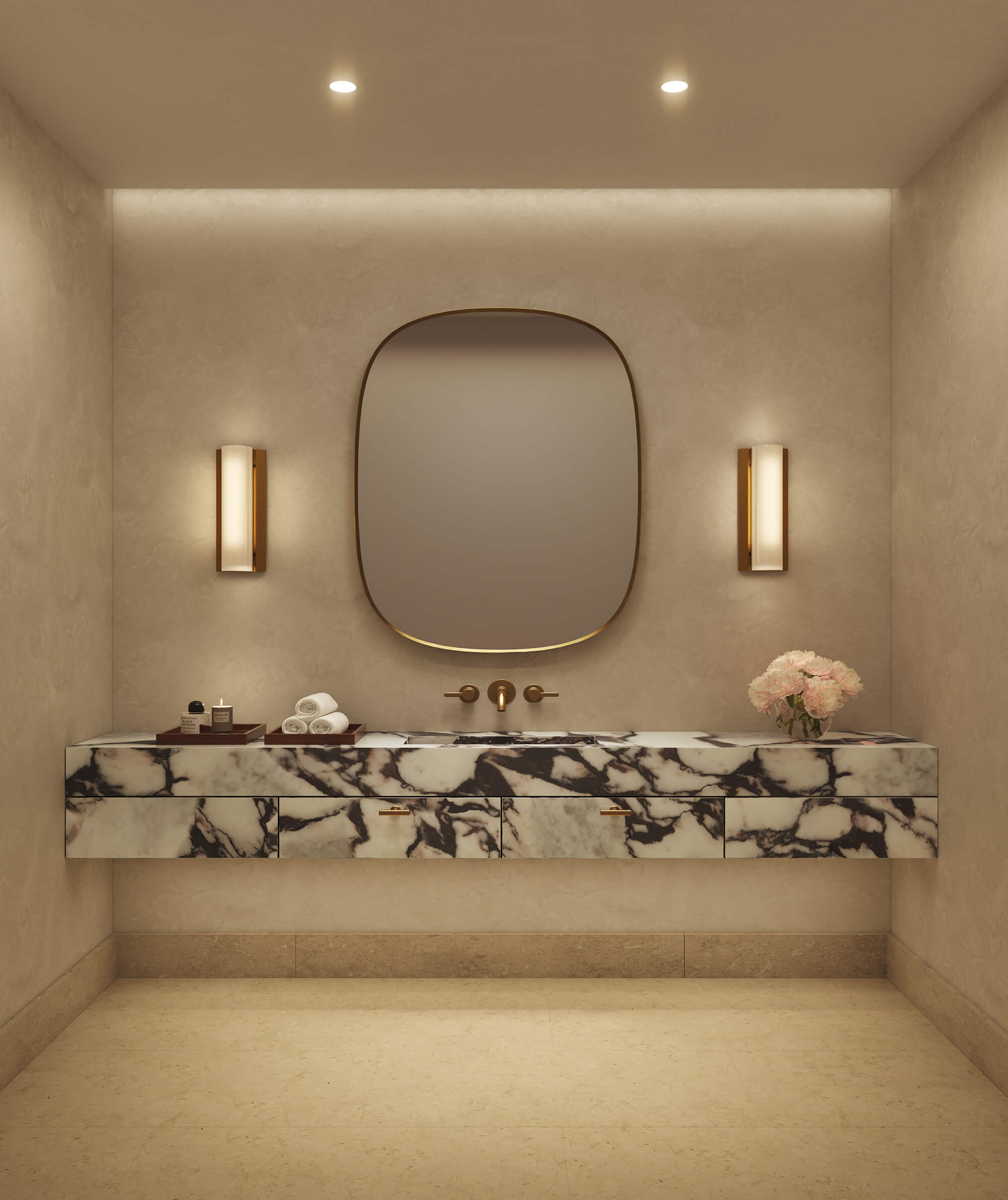 luxury bathroom vanity