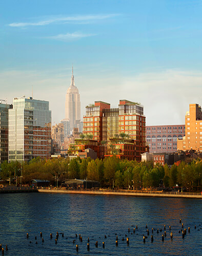 Witkoff building from water view